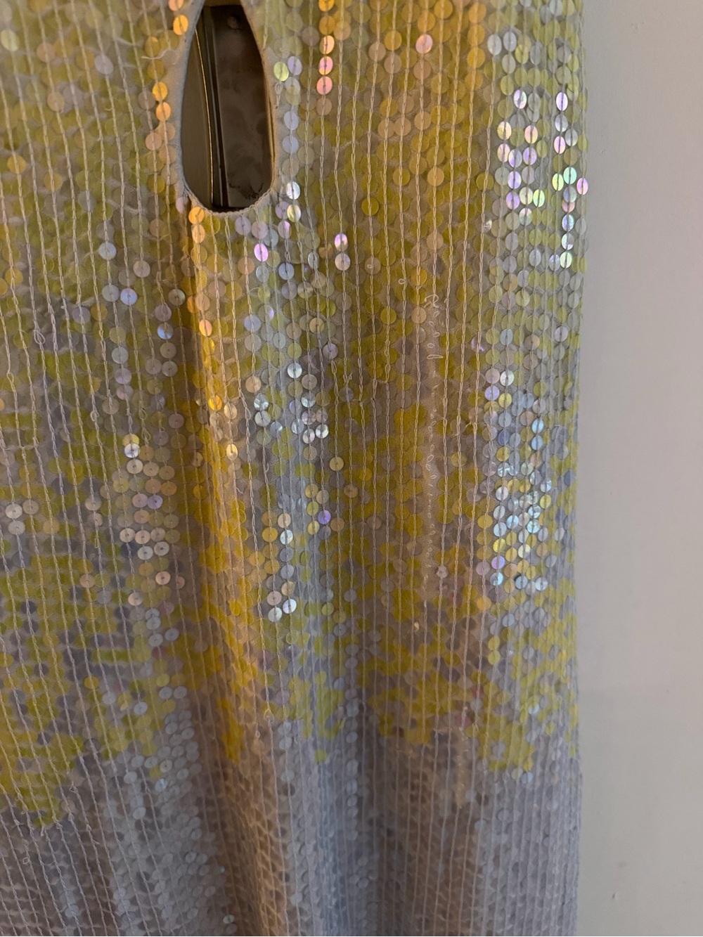 YAURA Kitan Dress Ombre Sequin Midi Dress Black Tie Cocktail Wedding Guest - Picture 3 of 9
